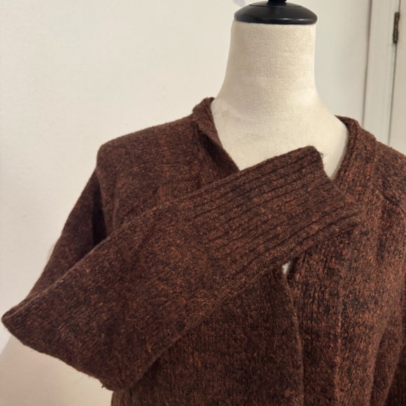 Prologue Brown Knit Cardigan Maxi Sweater - Picture 4 of 5